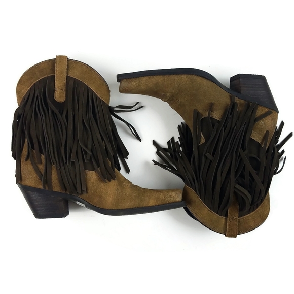 Ariat Gold Rush Fringed Western Cowgirl Boots - Picture 1 of 8